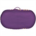 9200 -PURPLE & GOLD TRELLIS DESIGN CANVAS TOTE BAG